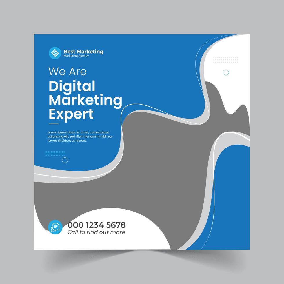 The Perfect Social Media Template for Business Owners vector