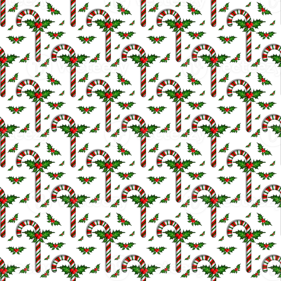 christmas candy cane seamless pattern background png