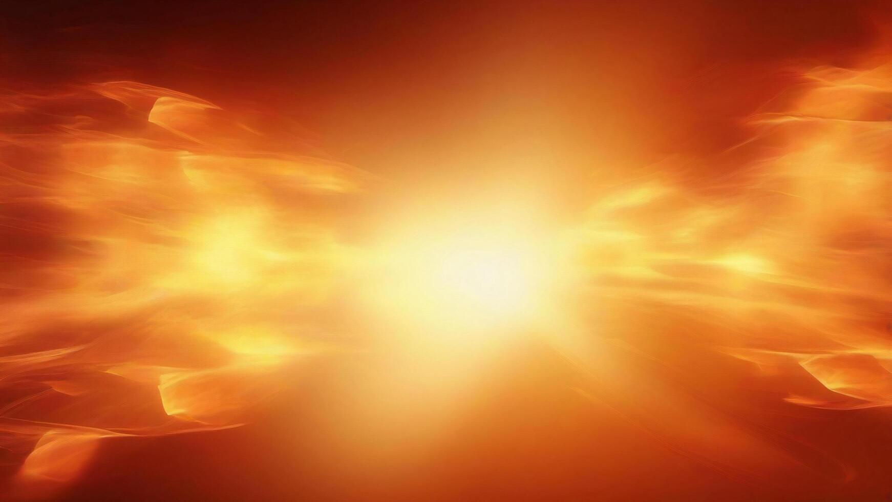 Abstract Orange and Yellow Background with Glowing Light. photo
