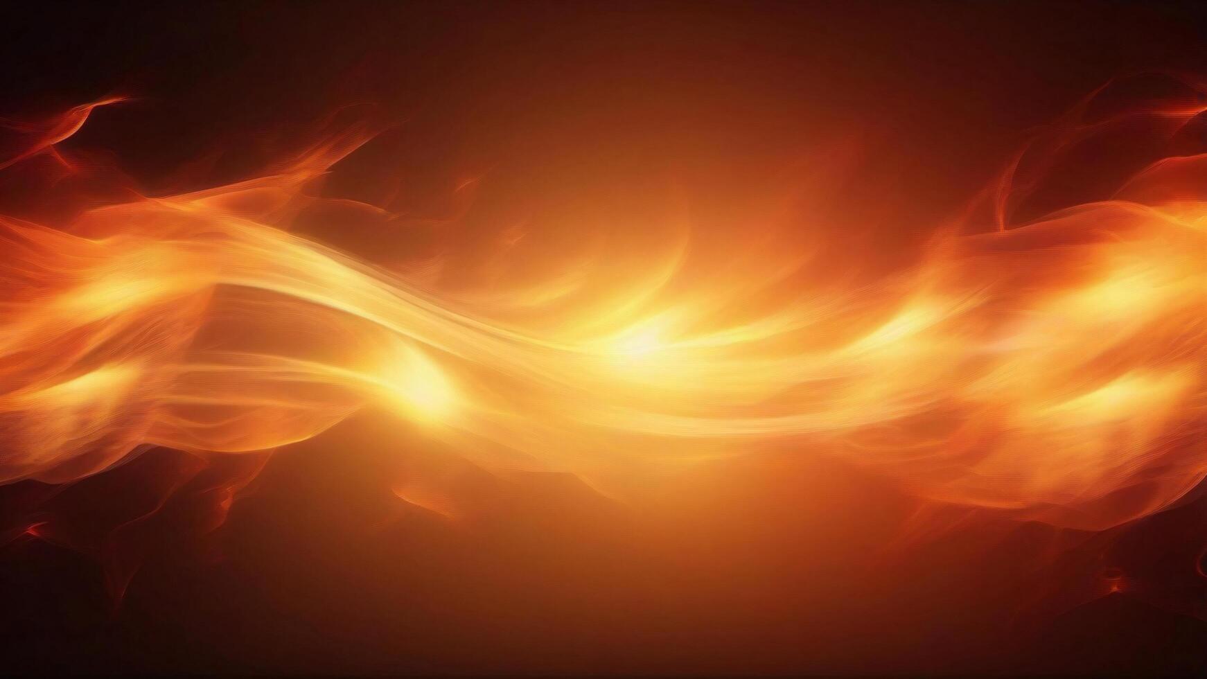 Abstract orange and yellow wave background. photo