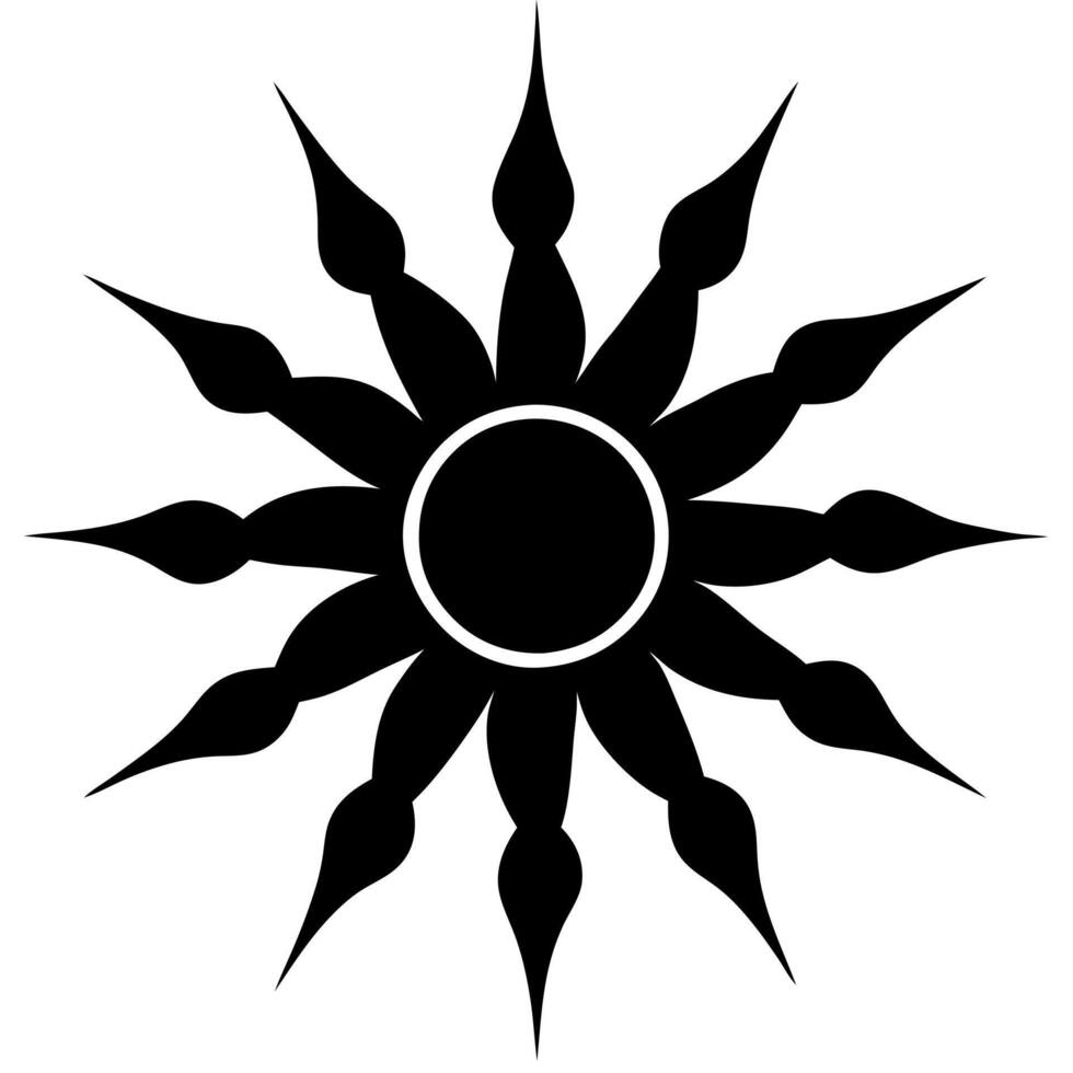 Elegant Mandala Silhouette Art for Unique Designs and Decor vector