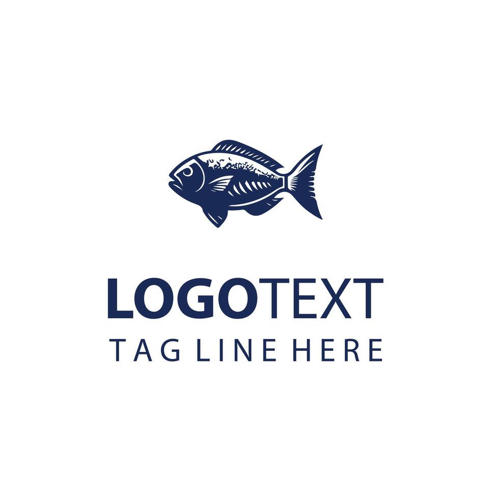 The Catch Dream Fish Logo vector
