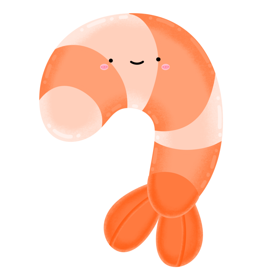 Cute Shrimp Mascot Character Kawaii Cartoon Shrimp Cartoon illustration Ebi Cartoon illustration Shrimp Drawing Shrimp Cartoon Cute Shrimp Kawaii Shrimp png