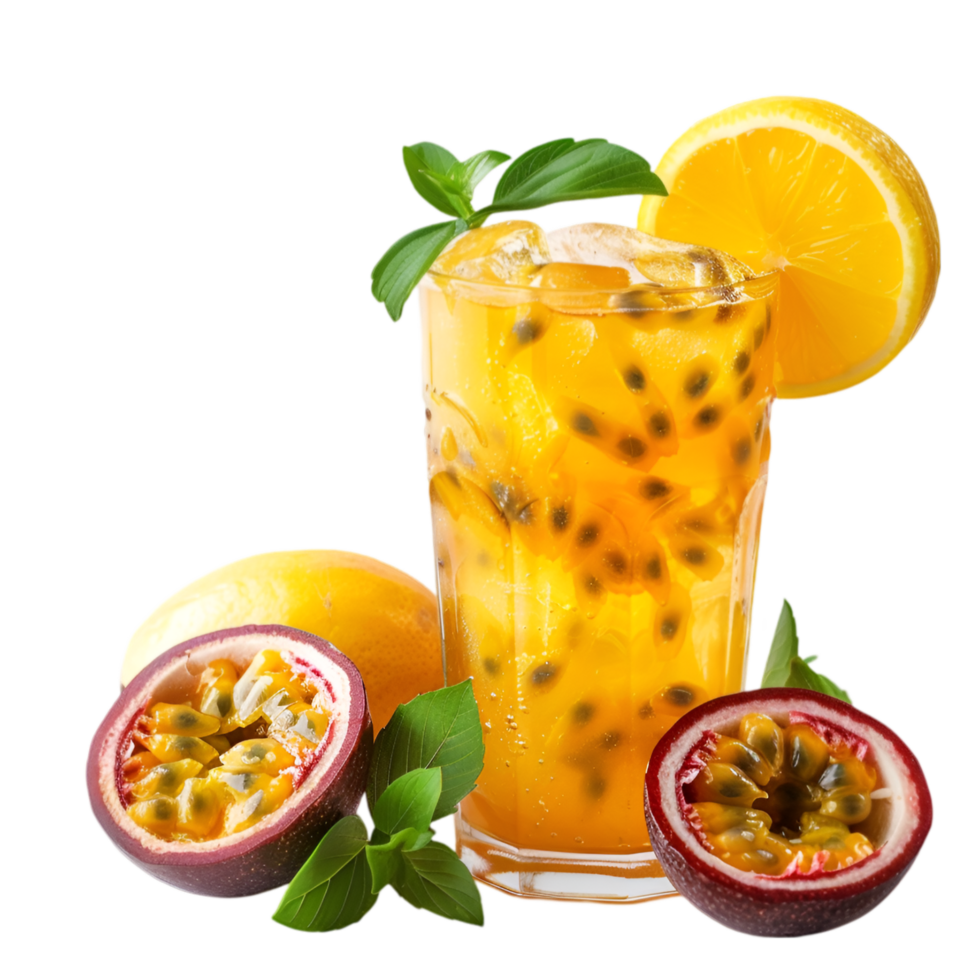 Passion fruit iced tea png
