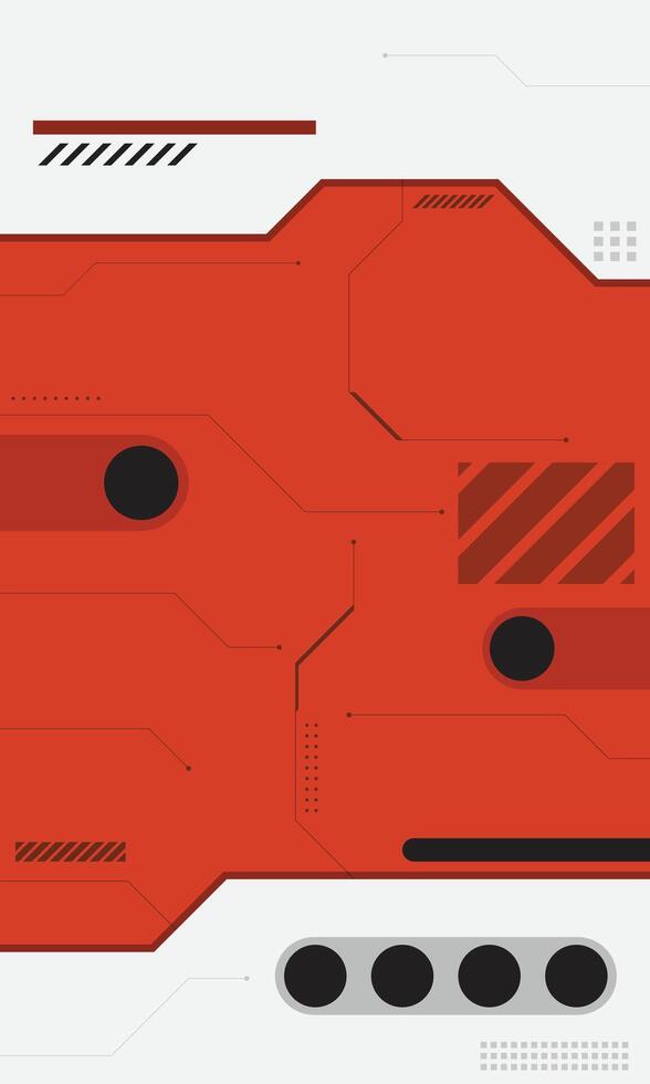 Cyberpunk technology modern wallpaper vector