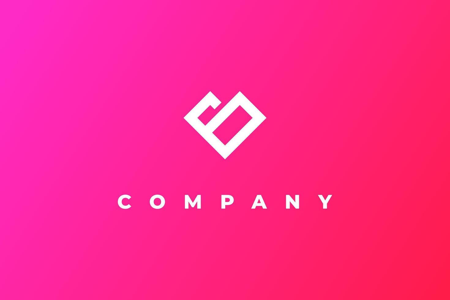 futuristic heart logo with tech vibes vector