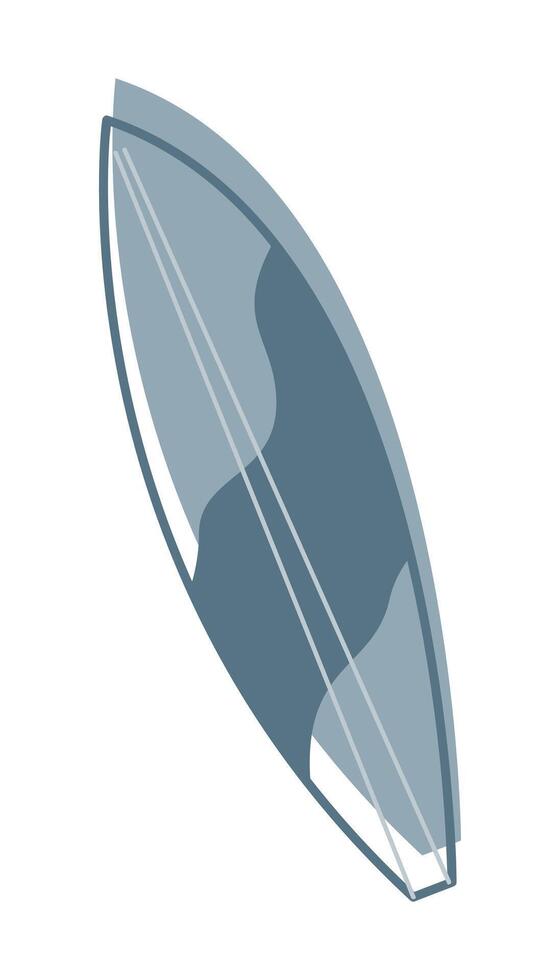Doodle hand drawn surfboard color. Clip art for your projects. vector