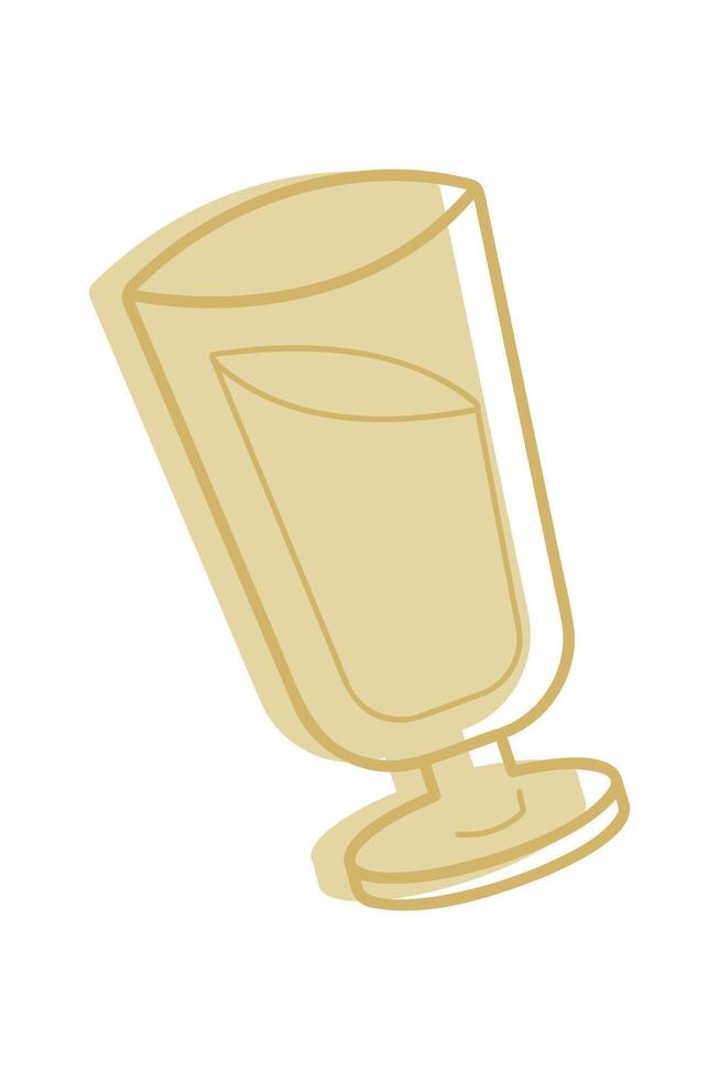 Glass of drink color. Clip art for your projects. vector
