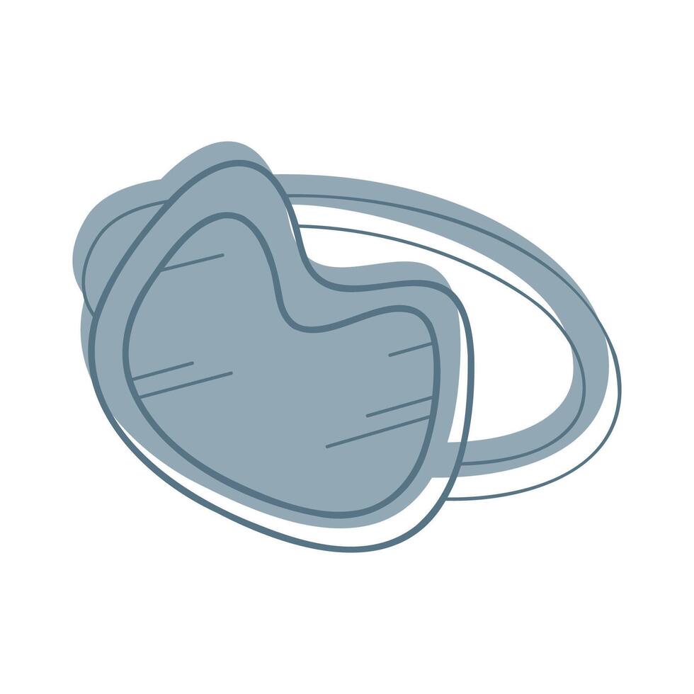 One swimming mask color. Clip art for your projects. vector