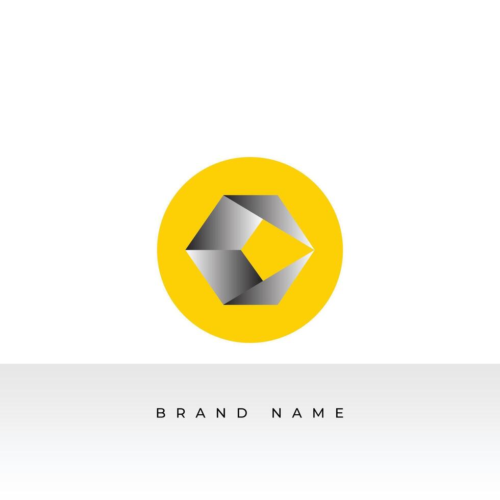 Geometric Minimalist Letter C Logo Icon vector