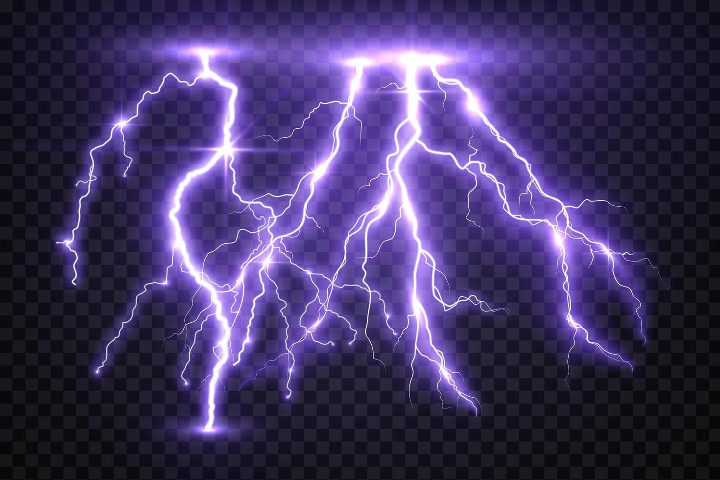 Lightning bolt illustration vector