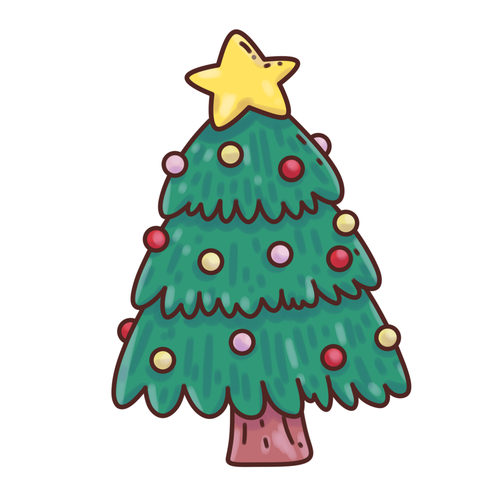 Christmas Tree Holiday Cartoon png
