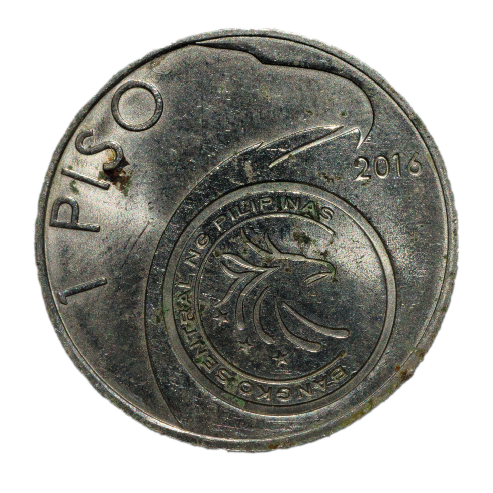 back of 1 peso commemorative coin of artemio ricarte 150 years png