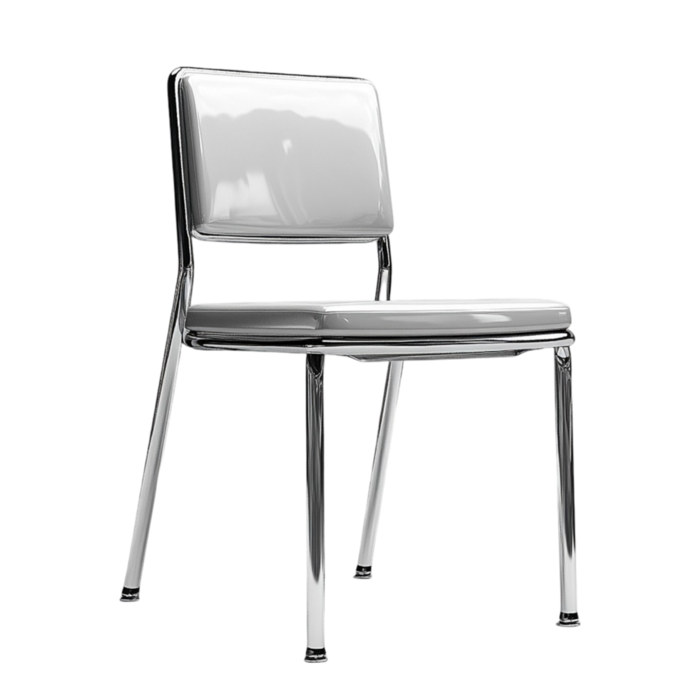 a chair with a white seat on a transparent background png