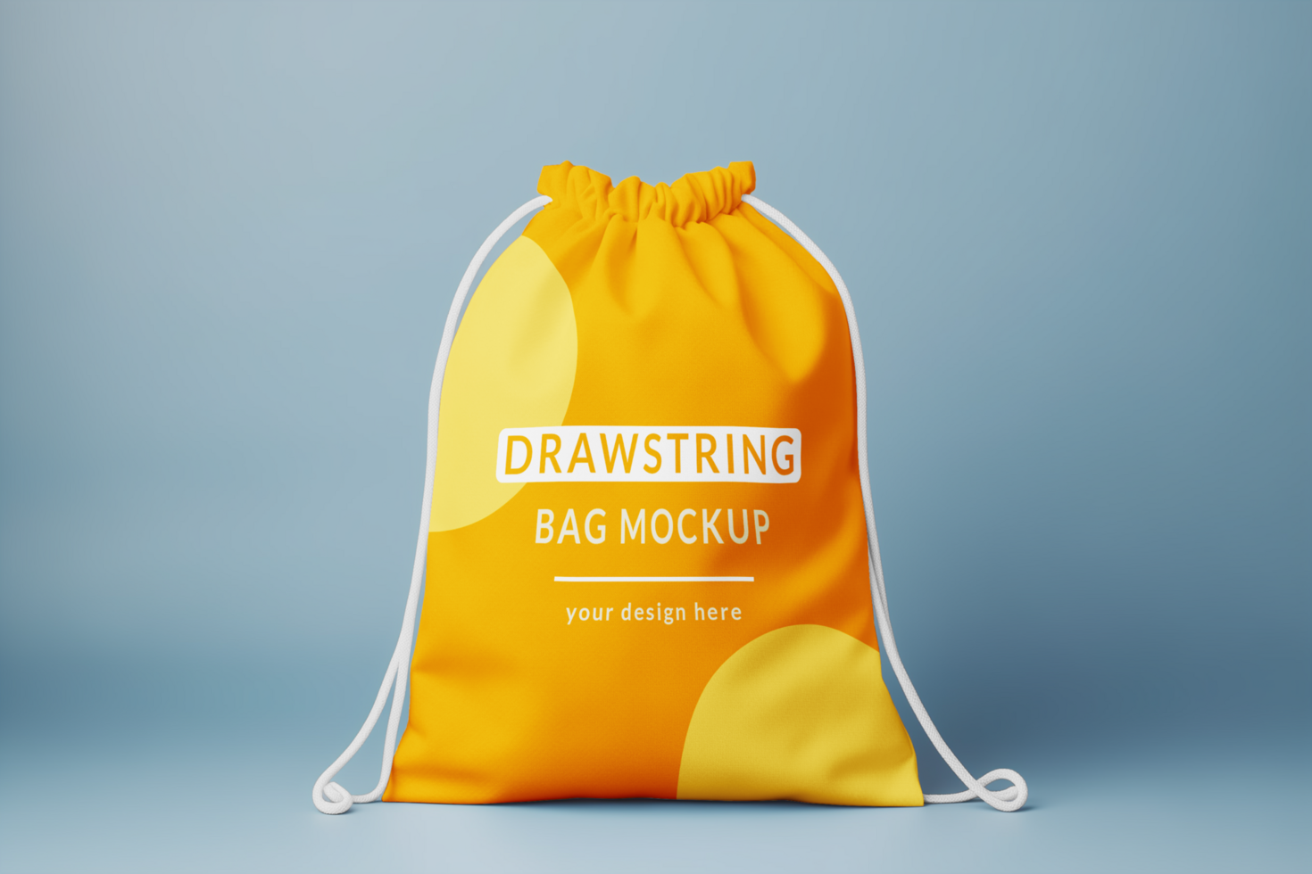 Drawstring Bag Mockup psd