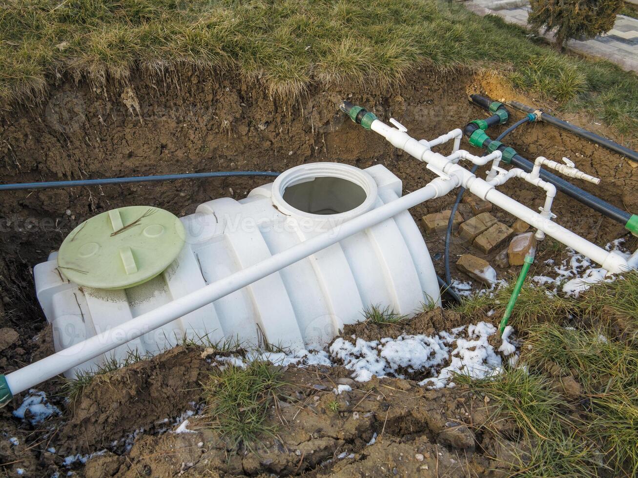 Irrigation irrigation system for lawn and park irrigation photo