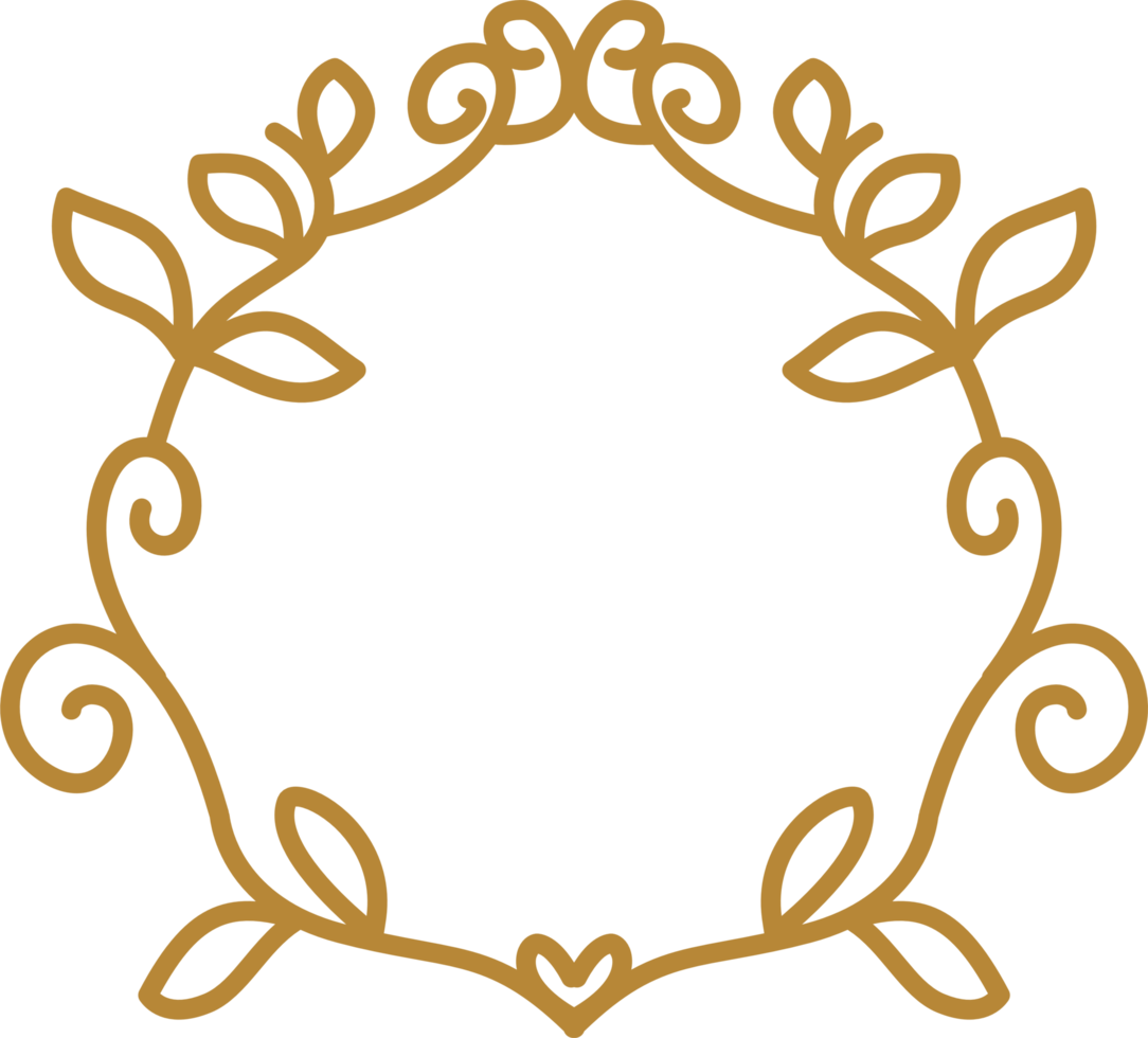 Leaf botanical border png