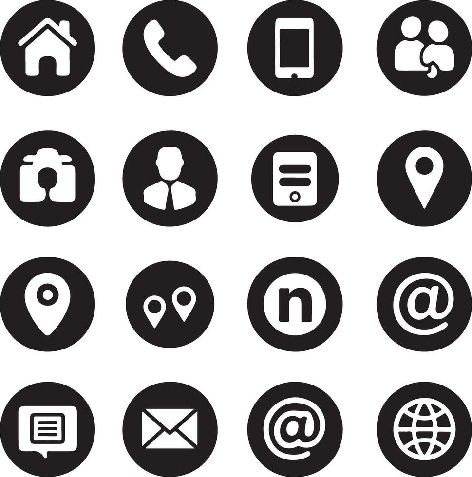 Set of social icon design collection vector