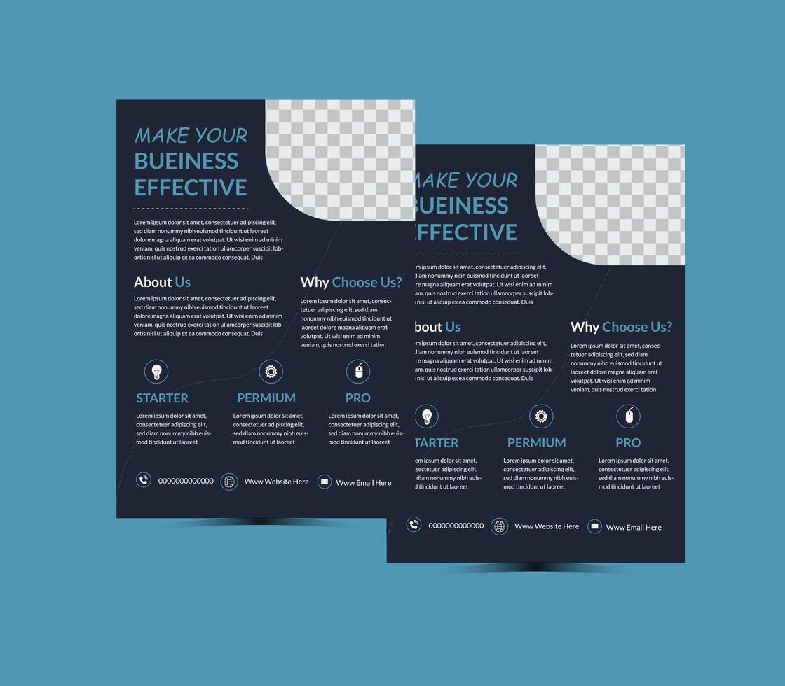 Business Flyer Template Design vector