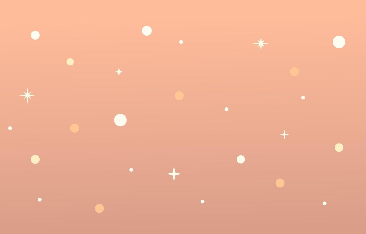 snow and stars on a pink background. Holiday Seamless pattern. vector