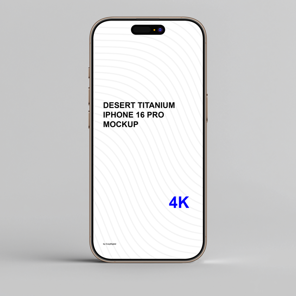 Pink smartphone mockup on marble table psd