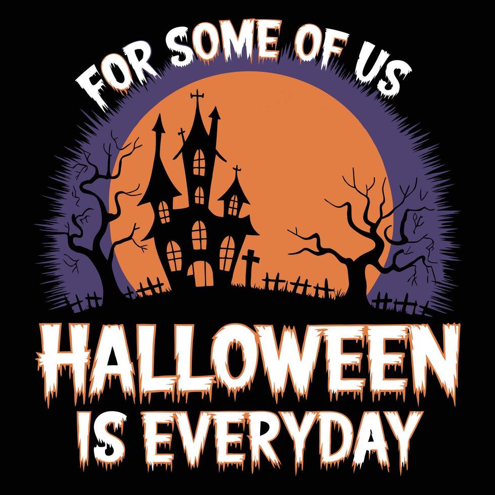 New Halloween t-shirt design. vector