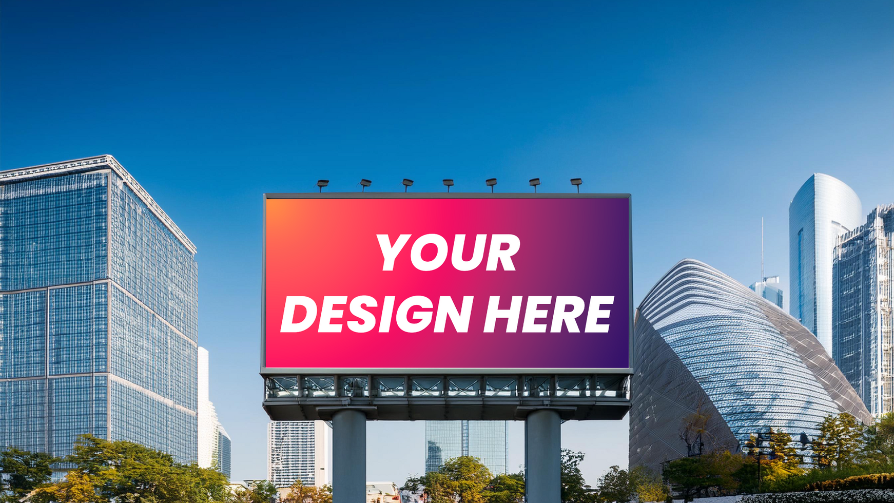 Billboard Mockup Where Creativity Meets Exposure psd