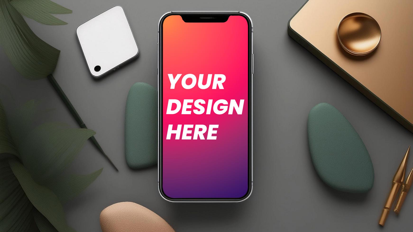 See It on Screen Mobile Mockup Preview psd