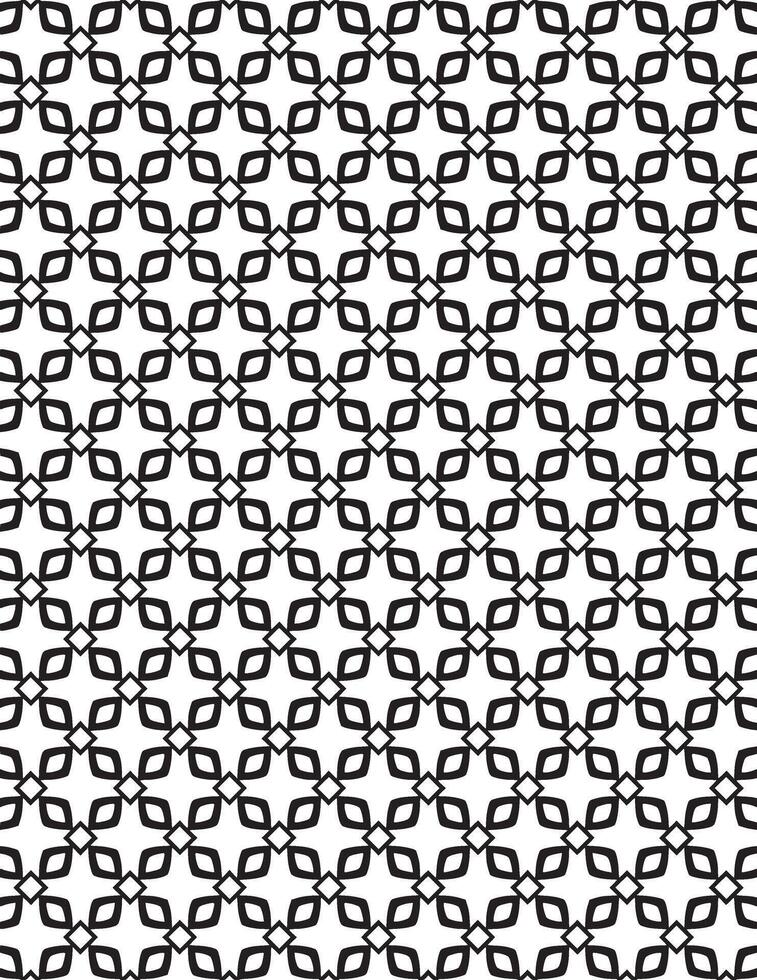 Geometric Pattern Background Art Deco Black And White vector