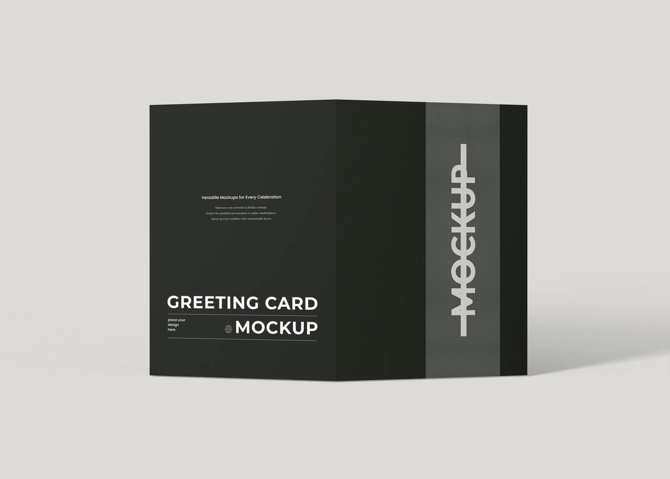 Greeting Card Mockup psd