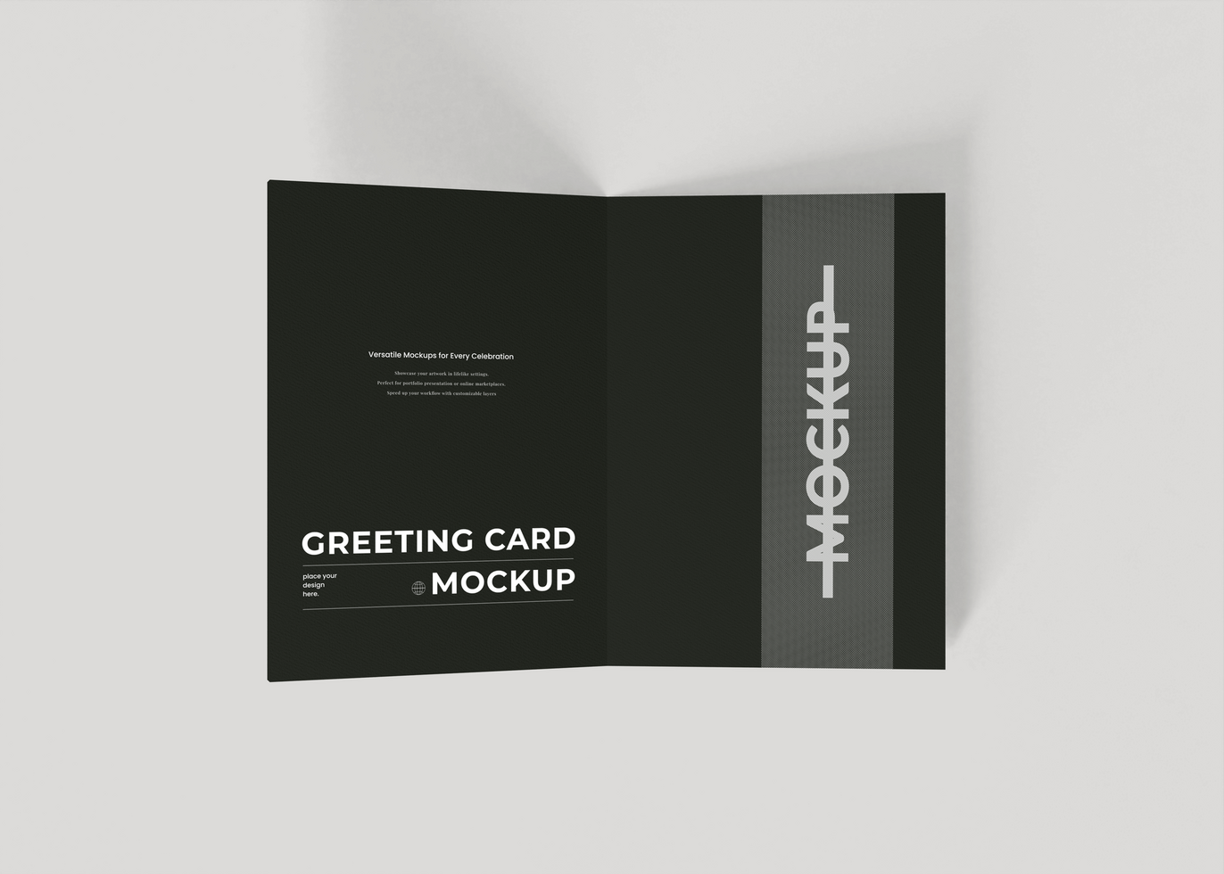 Greeting Card Mockup psd