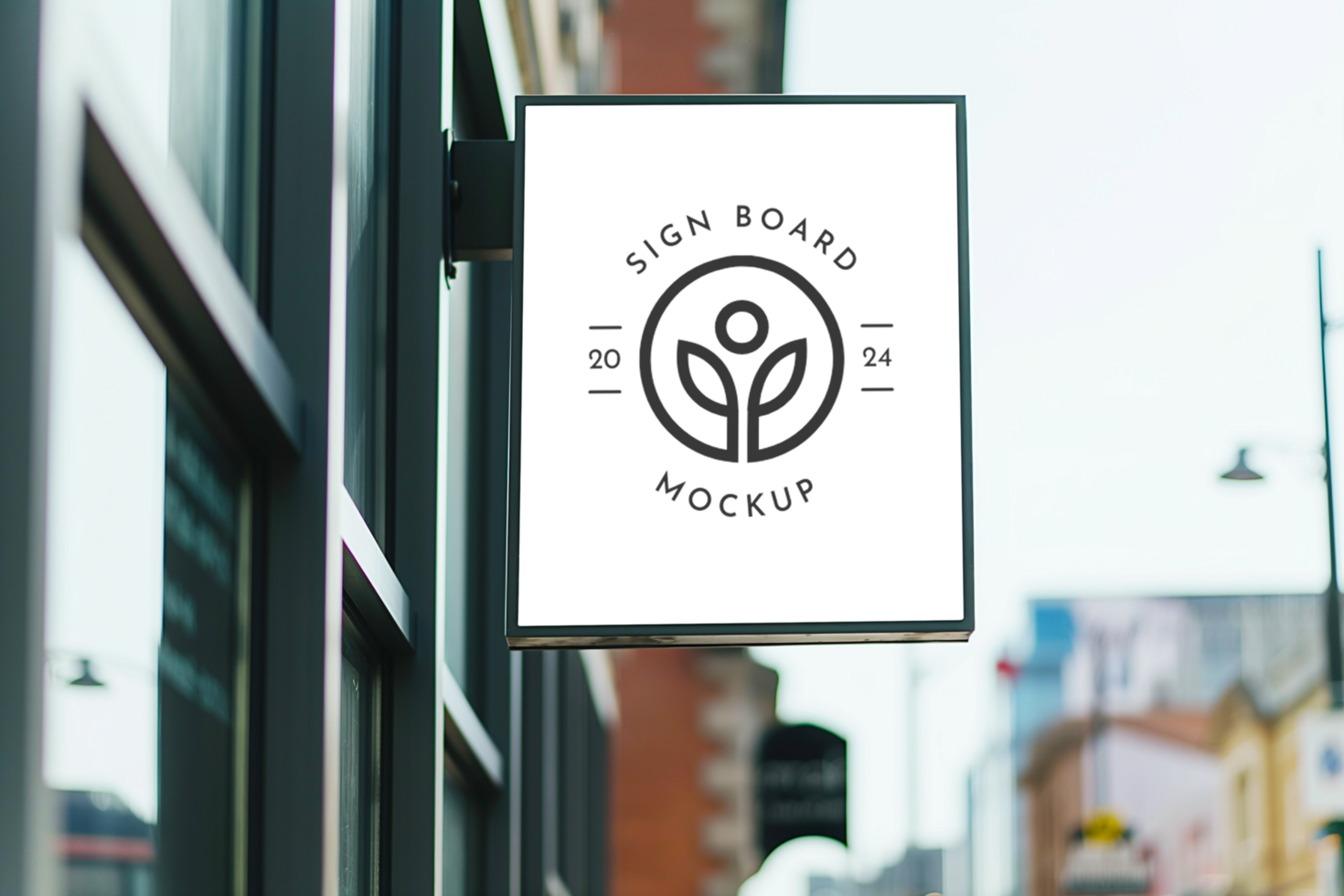 Sign Board Mockup psd