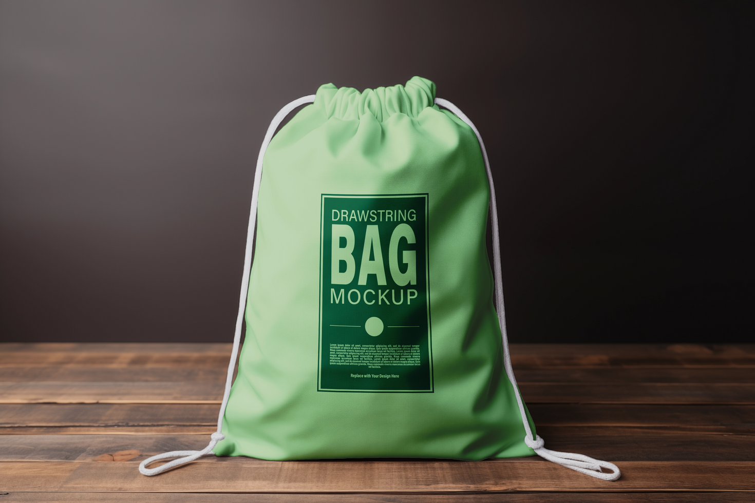 Drawstring Bag Mockup psd