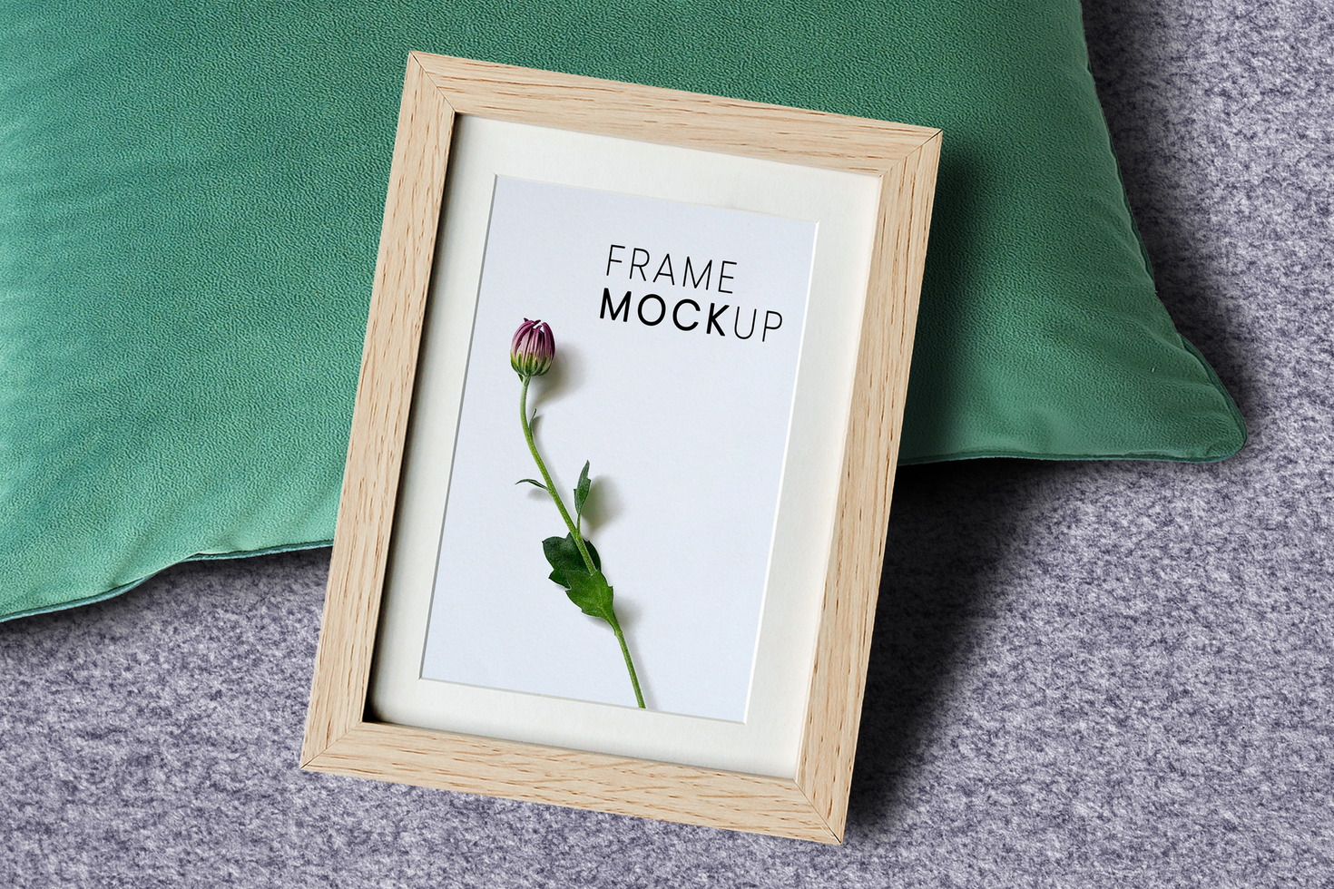 Wood Frame Mockup psd