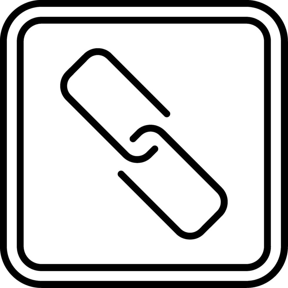 Link Line Icon vector