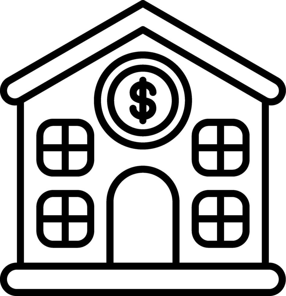 Price Line Icon vector