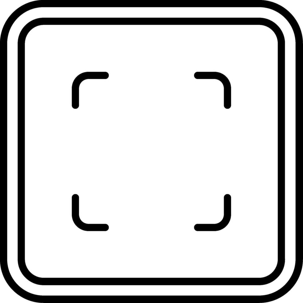 Expand Line Icon vector