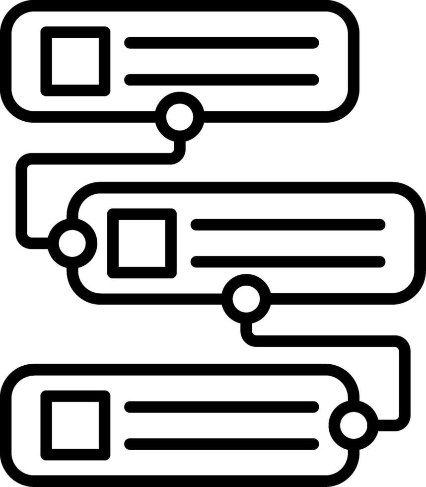 Prioritization Line Icon vector