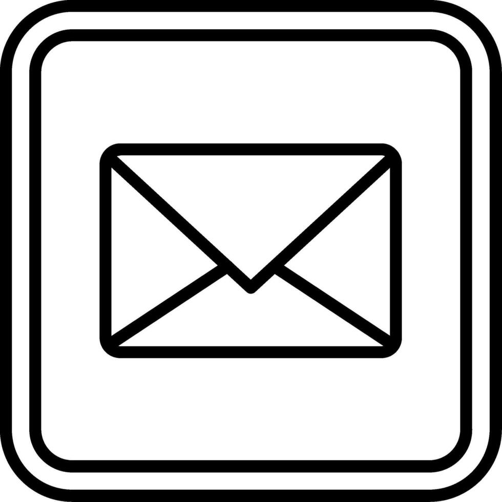 Mail Line Icon vector