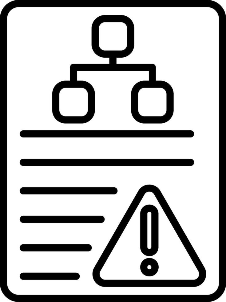 Scenario Line Icon vector