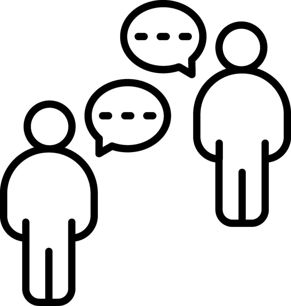 Communication Line Icon vector