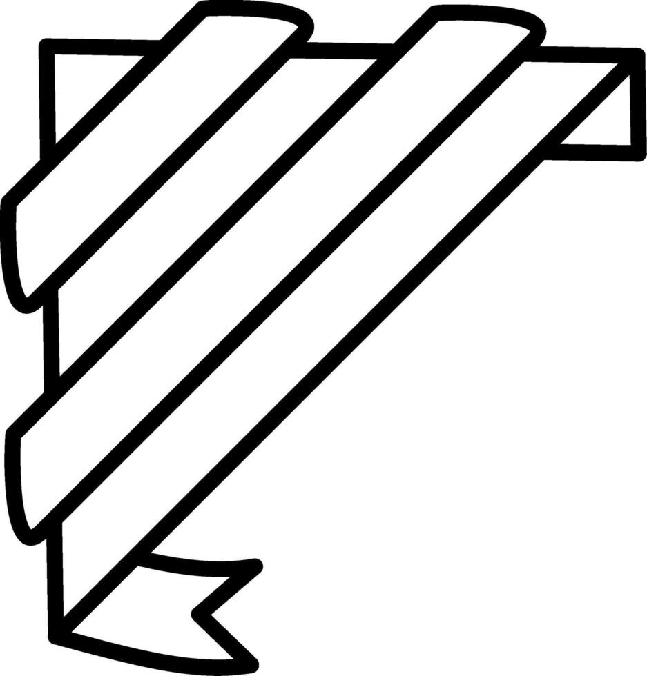 Banner Line Icon vector