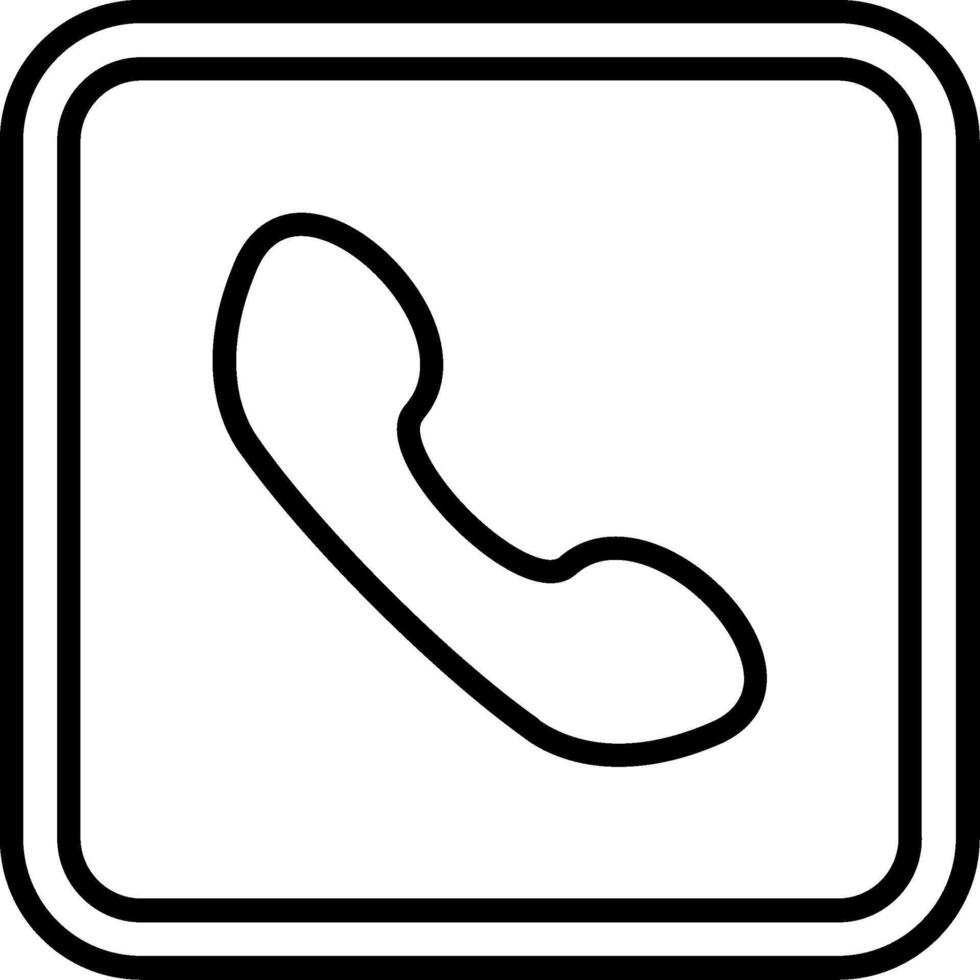 Phone Line Icon vector