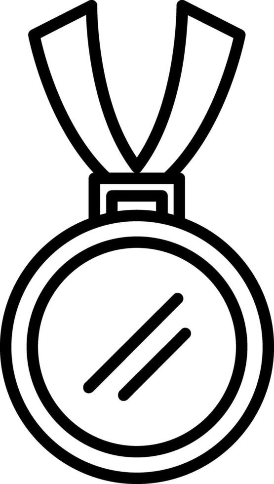Medal Line Icon vector