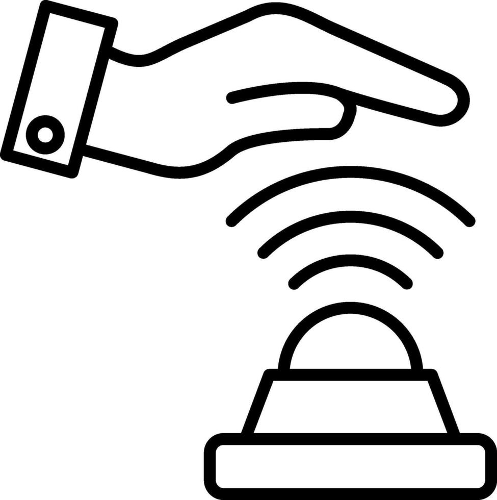 Sensor Line Icon vector