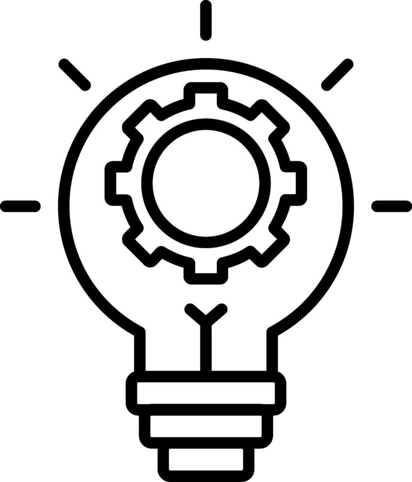 Innovation Line Icon vector