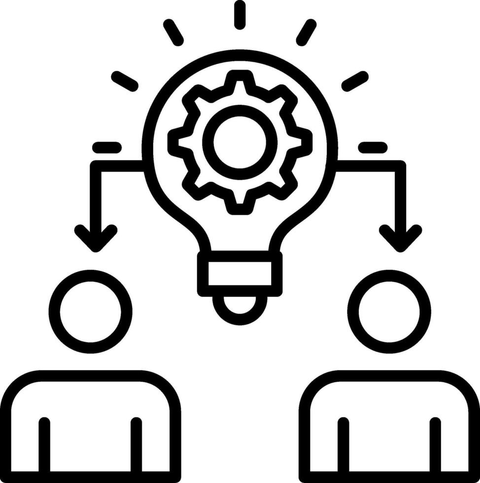 Innovation Line Icon vector