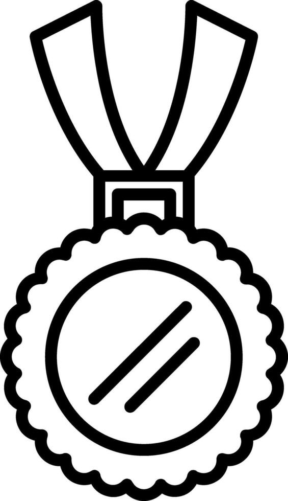 Medal Line Icon vector