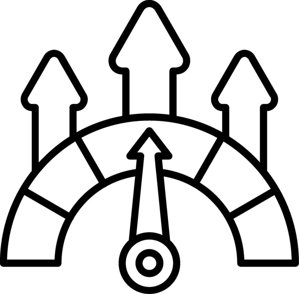 Performance Line Icon vector
