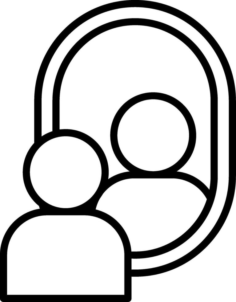 Exercises Line Icon vector